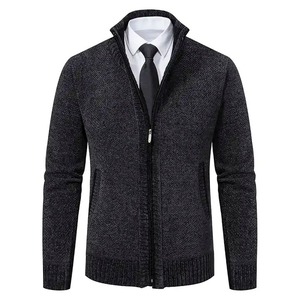 COATED <b>FLEECE</b> JACKET Dovfanny New Hot Men's <b>Sweater</b> Coat Cotton High Quality Knitted <b>Sweater</b> Custom Jumper Oem Casual <b>Sweater</b> - Product Image 6