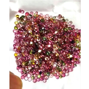 628PCs Natural Multi Turmalina 3mm Faceta Alta calidad de limpieza US $203 Lote IROC Ventas Piedras preciosas sueltas cortadas a 68cts - Product Image 2