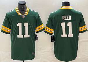 ชุดเสื้อเจอร์ซีย์กรีนเบย์แพ็คเกอร์สคุณภาพสูง ปี 2026 สำหรับ # 8 จอช จาคอบส์ เสื้อฟุตบอลชายอเมริกัน ระบายอากาศได้ดี ไซส์ใหญ่ แบบสั้น - Product Image 6