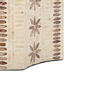 Taburetes Hechos a Mano con Incrustaciones Decorativas de Concha de Nácar Marrón para Espacios de Vida en Apartamentos - Product Image 3