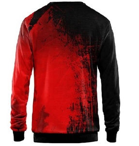 Sudadera sublimada negro y amarillo personalizado Color sólido teñido diseño pulóver sudadera manga completa sudaderas personalizadas - Product Image 4