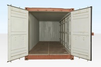 Conteneur de stockage sec d'occasion de 20 pieds, accès latéral ou latéral complet, certifié ISO9001, origine France, prix bas, directement de l'usine