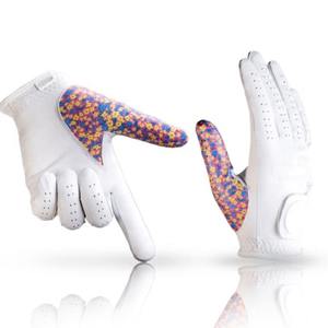 2025 gants de Golf adulte 100% haute qualité en cuir véritable doux gant de Golf enfants couleur unie respirant Golf gants de sport - Product Image 5