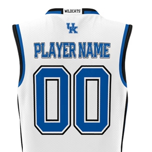 Camiseta de Baloncesto Personalizada de los Wildcats de la Universidad de Kentucky, Estilo Personalizado de Alto Rendimiento, Transpirable, Talla Grande, Unisex, 100% - Product Image 5
