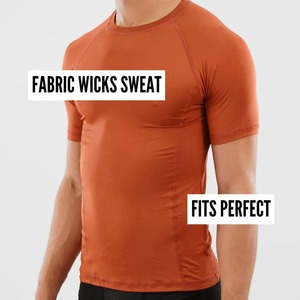 Camiseta de fitness de tecnología transpirable ligera Ajuste que motiva la camisa de fitness Look Sharp Stay Active Fitness Shirt - Product Image 2