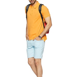 เสื้อเชิ้ตแขนสั้นผ้าฝ้ายเนื้อนุ่มคุณภาพสูงแบบสั่งทำพิเศษสำหรับผู้ชาย ป้องกันรอยยับ ไซส์ใหญ่พิเศษ พร้อมโลโก้ที่แขนเสื้อ - Product Image 1