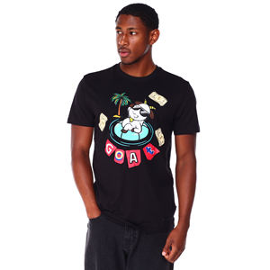 Camiseta con logotipo personalizado bordado para hombre, camiseta vintage de algodón puro orgánico, camisetas holgadas de gran tamaño - Product Image 1