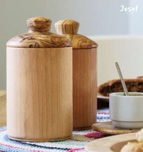 Boîte en bois de qualité exportable pour le stockage des aliments Conteneur de qualité supérieure avec design de texture sur le couvercle pour les ustensiles de cuisine en gros - Product Image 2