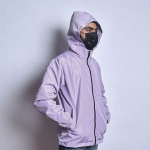 Chaqueta cortavientos para deportes al aire libre informal transpirable impermeable de alta calidad chaqueta cortavientos ligera personalizada - Product Image 1