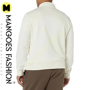 Sudadera de invierno personalizada con cremallera de un cuarto, jersey deportivo transpirable de forro polar unisex para entrenamiento, ropa casual de calle, gimnasio, OEM - Product Image 3