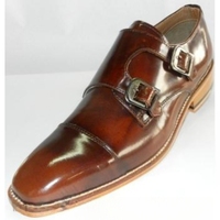 Chaussures habillées pour hommes en cuir véritable, style mocassins à boucle, à enfiler, idéales pour les mariages et la saison automne – Meilleures ventes