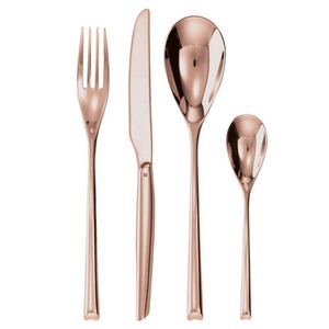 สแตนเลส Flatware อาหารเย็นช้อนส้อมสแตนเลสที่น่าตื่นตาตื่นใจการออกแบบใหม่จับซับที่มีคุณภาพสูง - Product Image 6