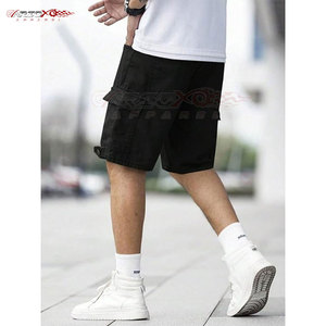 Pantalones cortos Cargo de estilo casual para hombre, pantalones cortos utilitarios de algodón 100% con diseño de bolsillo práctico y ajuste holgado para actividades al aire libre - Product Image 2