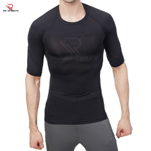 Chemises Formelles Personnalisées pour Hommes 100% Coton Col Rond Manches Courtes Tissu Tricoté Écologique Respirant Vente en Gros - Product Image 2