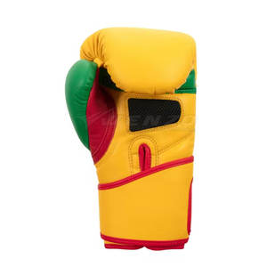 Gants de boxe d'entraînement professionnels en cuir, respirants, personnalisables, confortables, unisexes - Product Image 4