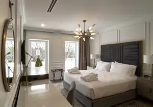 Foshan, el último juego de dormitorio de hotel doble tamaño King, muebles de lujo modernos con precio competitivo