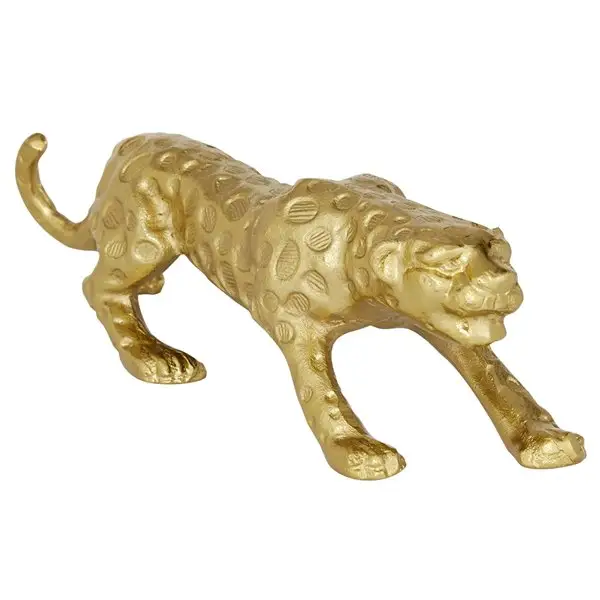 Roaring Kuningan Harimau Miniatur Patung Dekoratif untuk Dekorasi Rumah Harga Murah Oleh Penjual India Kuningan Aluminium