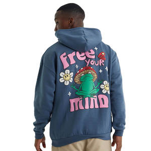 Prix de gros d'usine 2025 Sweat-shirts d'hiver pour hommes Logo personnalisé Tissu polaire écologique Couleur et design personnalisables - Product Image 2