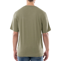 Camisetas Extra Grandes de Algodón Grueso para Hombre, Hombros Caídos, Alta Calidad, Corte Holgado, Tallas Grandes, Transpirables, de Secado Rápido, Ecológicas