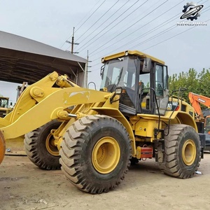 Chargeuse sur pneus Caterpillar 966H d'occasion, 23 tonnes, godet de 4 m³, marque japonaise d'origine, construction, faible nombre d'heures, certifiée CE, d'occasion - Product Image 2