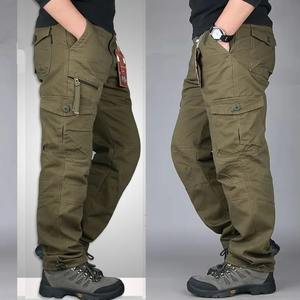 Pantalones Deportivos Casuales para Hombre, Holgados, Tácticos, para Montañismo, Ligeros, con Cintura Elástica, 100% Algodón, Transpirables y Ecológicos - Product Image 5