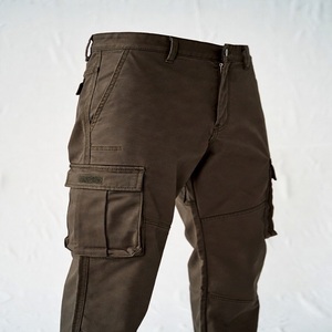 Pantalon cargo en sergé de coton respirant et anti-plis pour homme, style urbain, multi-poches, service OEM - Product Image 1