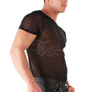 T-shirt Homme Premium en Maille Tricotée Solide à Col Rond Coupe Classique Manches Courtes Doux Durable Écologique Séchage Rapide Léger - Product Image 3