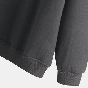 Sudadera con capucha informal larga de alta calidad para hombre, sudadera cálida de felpa para invierno, estampado de logotipo personalizado XS, teñido liso - Product Image 4