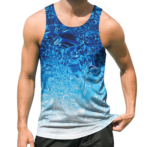 Cotton Sports Tank <b>Top</b> Custom Blank Oversized Breathable Quick Dry High Quality O-Neck <b>Baggy</b> <b>Gym</b> Men Tank <b>Top</b> - Product Image 4