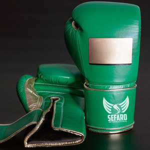 Venta caliente Guantes de boxeo de diseño personalizado Precio barato Guantes de boxeo hechos en cuero - Product Image 2