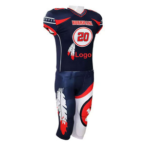 Conjuntos de uniformes de fútbol americano personalizables Diseño transpirable para uso deportivo personalizado Tamaño XL Precio de fábrica - Product Image 6