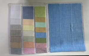 Tissu de lin de luxe écologique pour la décoration intérieure finition teintée en fil peigné durable pour coussins rideaux rembourrage-pour filles garçons - Product Image 2