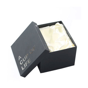 Bouteille en verre Boîte cadeau en laine Boîte d'emballage Boîtes à tasses pour tasses Boîte en papier imprimée personnalisée pour tasses - Product Image 1