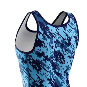 Vente chaude femmes coton Satin Singlet avec impression de Logo personnalisé numérique nouveau Design femmes Gear Singlet - Product Image 6