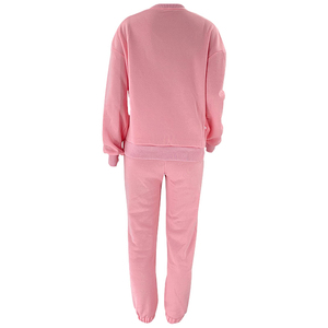 Conjunto Deportivo de Felpa de 2 Piezas para Mujer, Cálido para Invierno, Diseño de Lujo, 100% Algodón de Alta Calidad, Venta al Por Mayor 2026 - Product Image 5