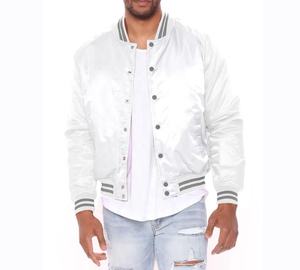 Veste de baseball vintage sur mesure pour homme, taille plus, broderie en chenille, veste universitaire en satin - Product Image 5