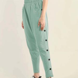 Pantalon de jogging polaire de coupe régulière pour femmes, décontracté, avec fermeture à cordon, vêtements de détente d'hiver, tenue quotidienne extensible - Product Image 6