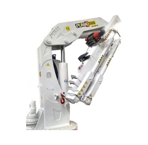 PUMA CRANE High Quality 10 Ton Hydraulic Knuckle Boom Motor Strong Construction <b>Marine</b> Deck Crane Shipyard New Company Located - Product Image 4