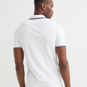 Polo de Manga Larga y Corta para Hombre, Camisa Polo de Color Contrastante, Ropa de Calle Informal, Tops de Otoño - Product Image 5