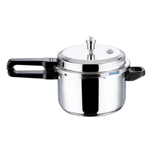 Idly Cooker Stainless Steel Induction Friendly Food Grade Stainless Steel Pressure Cooker For Sale