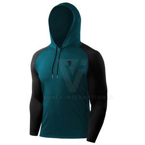 Sudaderas con capucha deportivas de calidad superior superventas, logotipo personalizable, Material de poliéster Spandex, cuello con capucha espacioso para invierno - Product Image 1