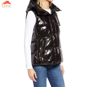 Algodón al por mayor OEM moda invierno ropa Puffer chaleco sin mangas Abrigo acolchado transpirable primavera mujeres último diseño - Product Image 3