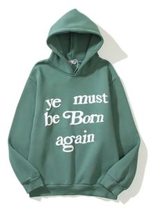 เสื้อสเวตเตอร์ขนปุยมีฮู้ดพิมพ์ลายตัวอักษรกราฟิก3D พัฟมีตัวอักษร - Product Image 3
