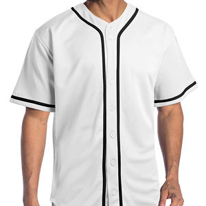 Wholesale High Quality Baseball Jersey Uniform Blank Custom <b>Men</b> Wholesale Baseball T <b>Shirts</b> Baseball Jersey - Product Image 5