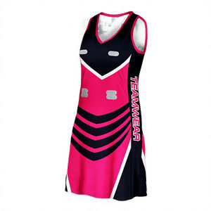Uniformes de Netball Personalizados al por Mayor para Equipos Deportivos Femeninos, Vestidos de Netball con Camisetas de Netball, Ropa de Tenis para Mujer - Product Image 1