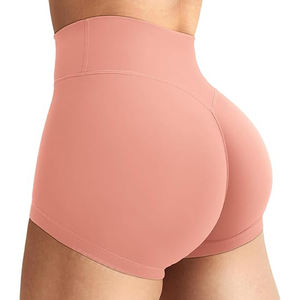 Shorts Deportivos Sin Costuras para Yoga y Gimnasio, Cintura Alta, Levanta Glúteos, Mezcla de Poliéster y Spandex, Cómodos - Product Image 3