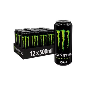 Bebida Energética Monster Fresca de Primera Calidad al por Mayor, Baja en Carbohidratos, Sin Azúcar, Certificada Halal, a Base de Agua con Aditivos - Product Image 3