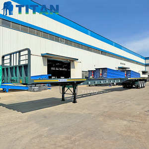 Remolques de Plataforma Extensible de Alta Calidad TITAN, 3 Ejes, 20 <span class=keywords><strong>m</strong></span> de Extensión, Semirremolque en Venta - Product Image 3