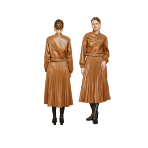 แจ็คเก็ตบอมเบอร์สำหรับผู้หญิงออฟฟิศดีไซน์หรูหราทนทานผลิตจากเวียดนาม - Product Image 1