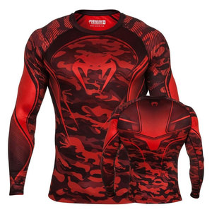 MMA BJJ Rash Guard compresión manga larga Top secado rápido personalizado sublimado camisa Jiu Jitsu Kimono de Jiu Jitsu - Product Image 1